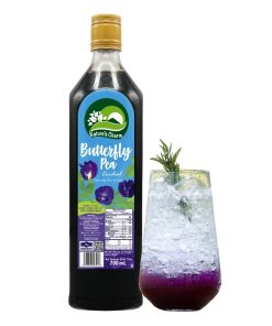 SYRUP 'Nature's Charm' Butterfly Pea Flower 700ml (12) gst