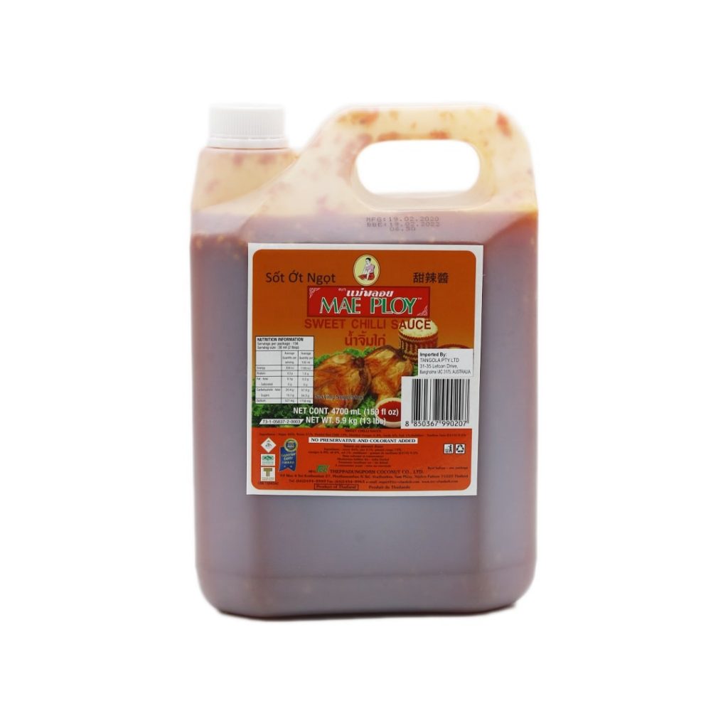 Sweet Chilli Sauce For Chicken 'Mae Ploy' 5.9kg - Tangola Pty Ltd