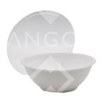 Take Away Container 'Bowl' 750ml White Base With Lid (400 Set)
