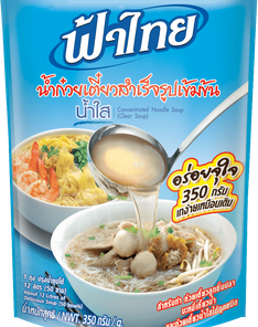 INSTANT NOODLE SOUP Concentrated 'Fah Thai' Clear Soup [น้ำใส] 350g (36)