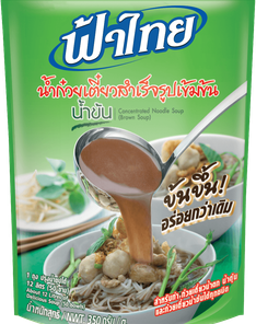 INSTANT NOODLE SOUP Concentrated 'Fah Thai' Brown Soup [น้ำข้น] 350g (36)