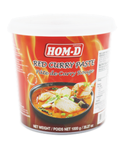 CURRY PASTE 'Hom-D' Red 1kg (12) - New Formula