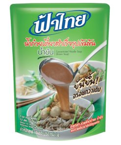 INSTANT NOODLE SOUP Concentrated 'Fah Thai' Brown Soup [น้ำข้น] 350g (36)