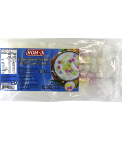 FROZ. THAI DSST 'Hom-D' Sticky Rice Ball in Coconut Milk [Rainbow Pearls] 180g (24)