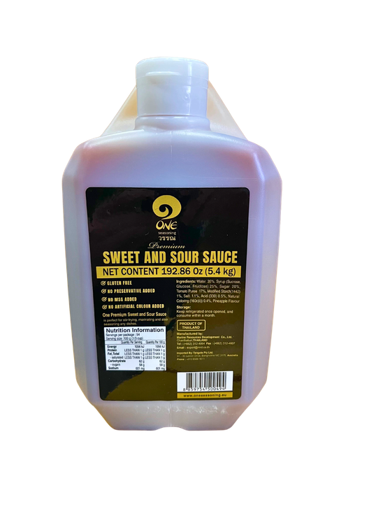No Stock - STIR FRIED SAUCE 'One Premium' Sweet & Sour 5.4kg (3) - ETA 25/4/26