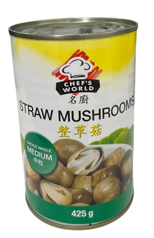 STRAW MUSHROOM HAC/'Chefs World/Asain Boy' 425g (24)