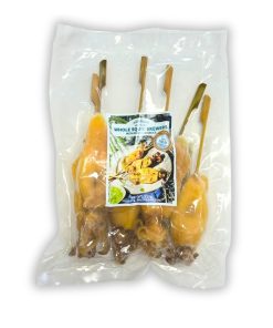 FROZ. SQUID Whole Cleaned Thai Skewers 'Sumpao' [หมึกตัว] with Seafood Sauce 335g (14)