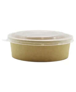 No Stock - UTL. CONTAINER Coated Salad [BOWL] round '25oz BASE ONLY' - KSB25 -gst (300) - Pre-Order