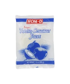FROZ. COCONUT MEAT in JUICE (BAG) 'Hom-D' 280g (30)