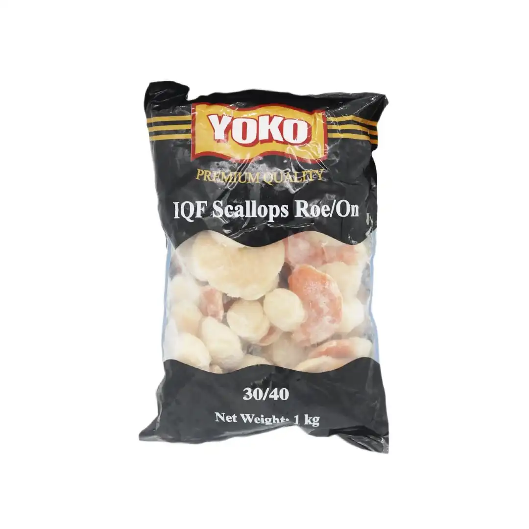 FROZ. SCALLOP R/On 30/40 1kg (I)