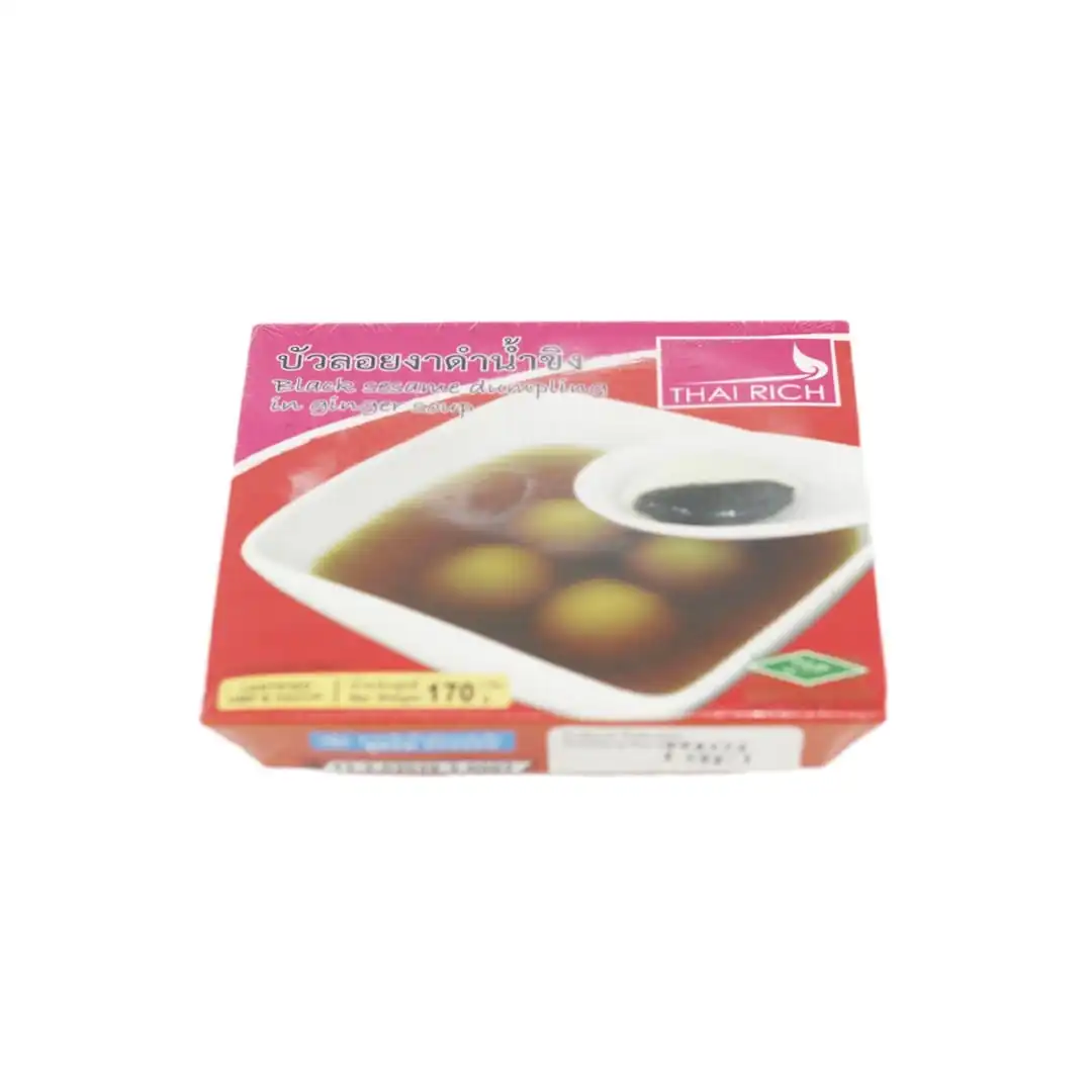 FROZ. THAI DSST 'Thai Rich' Black Sesame Peals in Ginger Juice 170g (12)