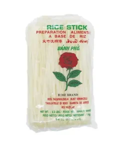RICE STICK NOODLE 'Red Rose' Med 3mm 400g (30)