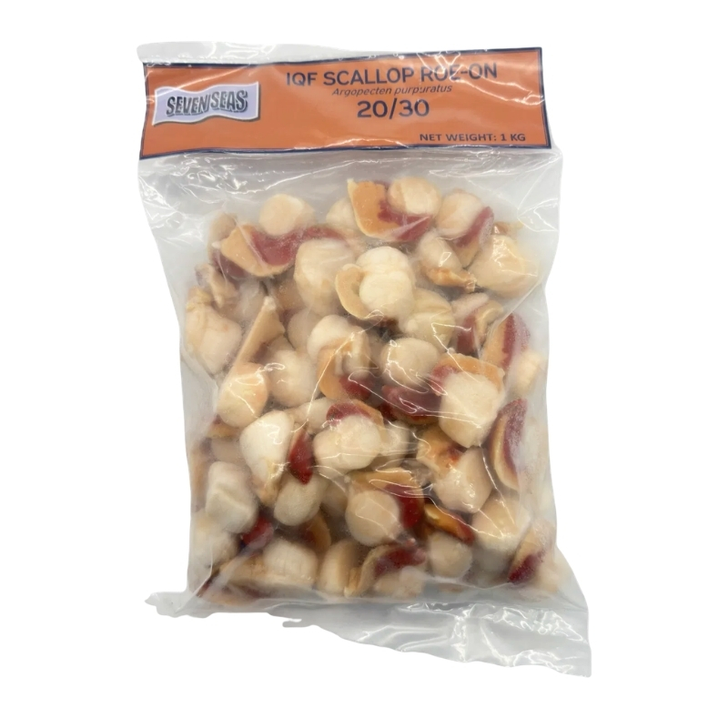 FROZ. SCALLOP R/On 40/60 (≈ Peru size 20/30) 1kg