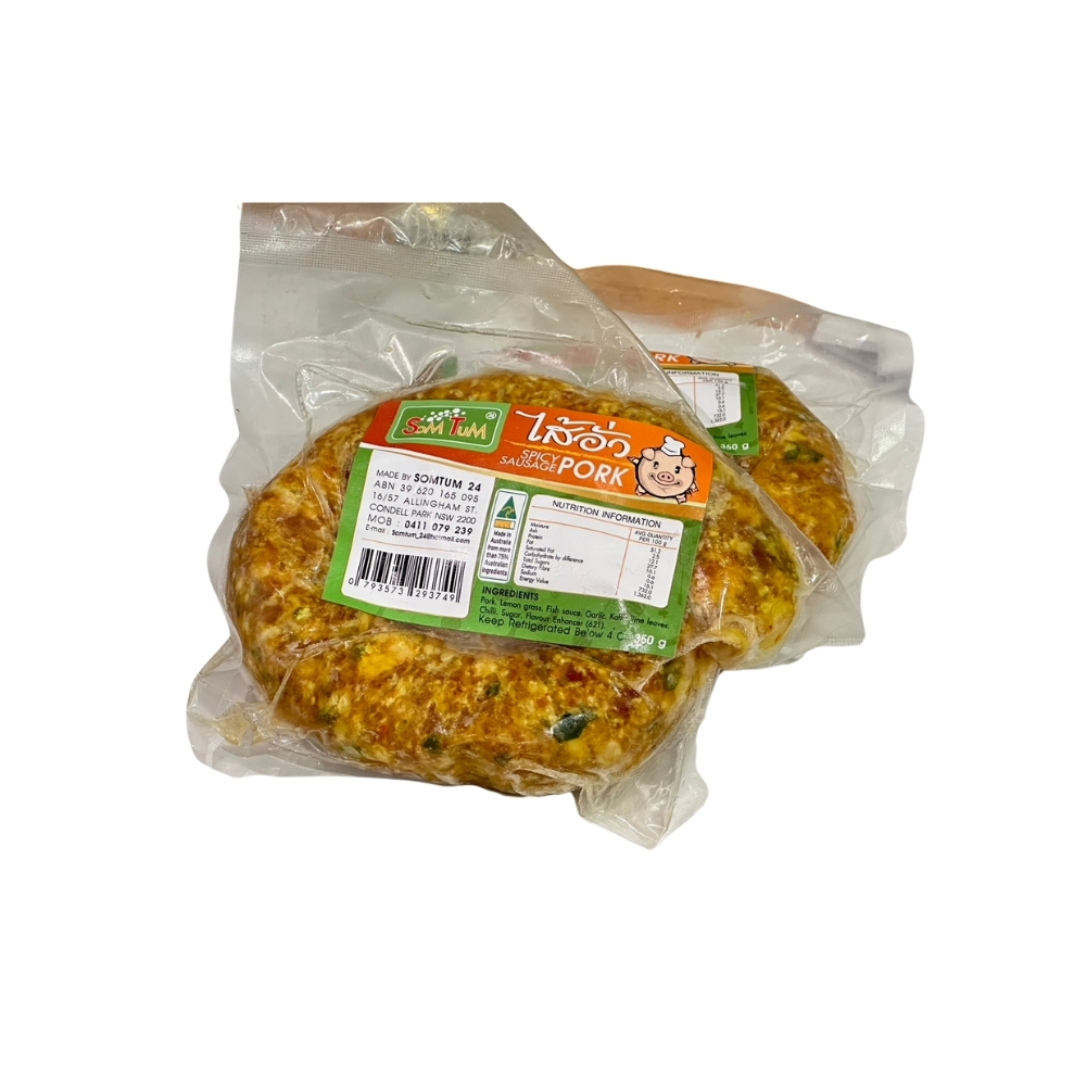 FRESH THAI SAUSAGE ‘Som Tum’ Sai Oua 350g