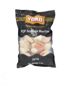 FROZ. SCALLOP R/On 20/30 1kg 'Yoko' - New price