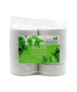 No Stock - UTL. TOILET PAPER ROLLS Jumbo 2ply 300M Plastic Package gst *300CR  - Pre-Order